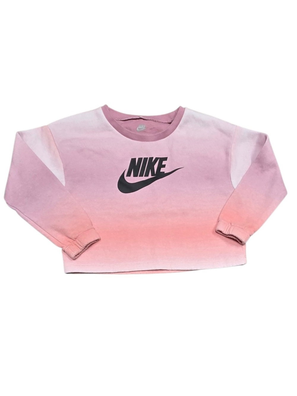 4T Nike Kids Pink to Coral Ombre Crewneck Sweatshirt